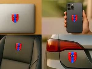 Corvette Pegatinas Auto Duraderas Lujo Personalizable Estilo